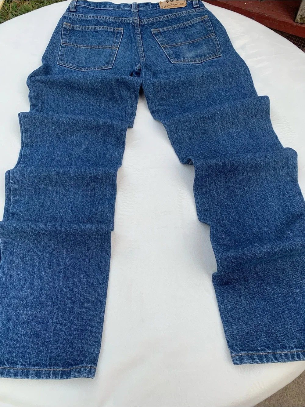 Men's Relaxed Fit Denim Jeans - Blue